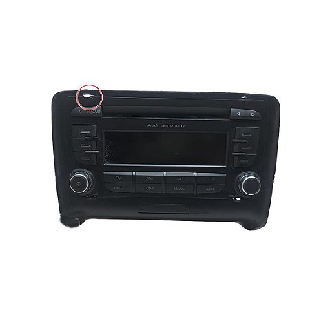 Radio CD Player Audi TT 2008/2009 Original 8J0035195A