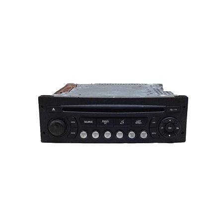 Rádio CD Player Peugeot 206/207/307 Citroen C4 96591399XT