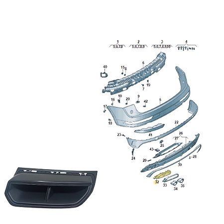 80A807319D SUPORTE ESCAPAMENTO LE AUDI Q5 17 A 25