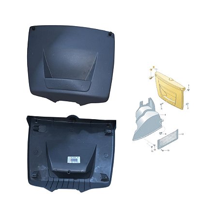 REVESTIMENTO TAMPA TRAS. VW FOX 04/12 5Z08676081GR/71N