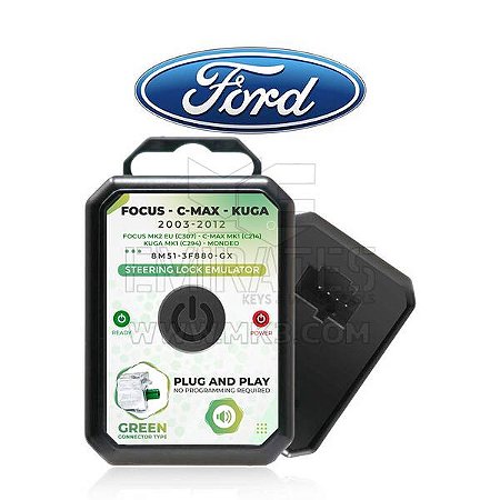 MK20040 Emulador de bloqueio de direção Ford Focus C-Max Kuga Mondeo