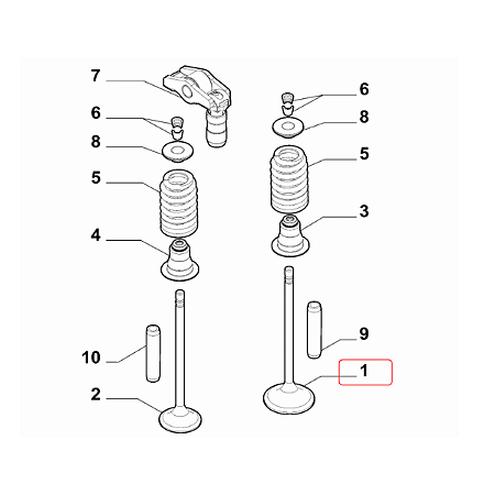 55282230  VALVULA ADMISSAO MOTOR T270 1.3 FLEX TURBO