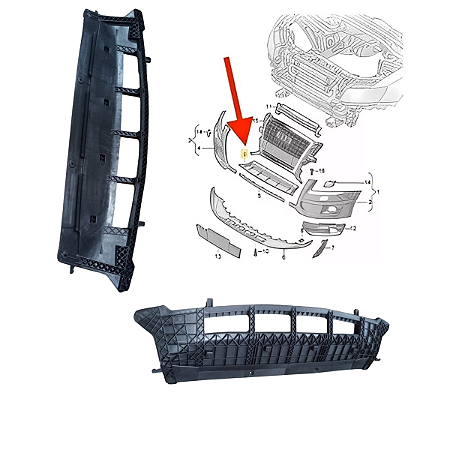 Suporte Inferior Parachoque Audi Q5 8R0807233