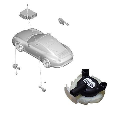 99161822701 SENSOR DE PRESSAO PORTA PORSCHE  9P1959354