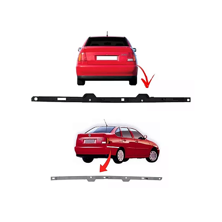 6K5807394 Suporte Guia Parachoque LD Polo Classic 1997>>2002
