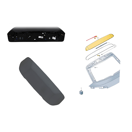 SPOILER DA TAMPA TRASEIRA AQ5 80F827917GRU