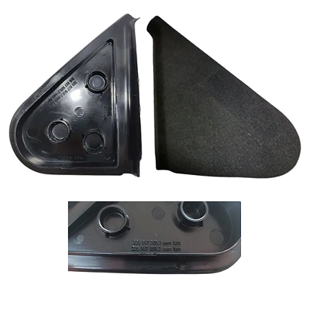 305857505105 Moldura Interna Espelho Esq VW 1987>>1994