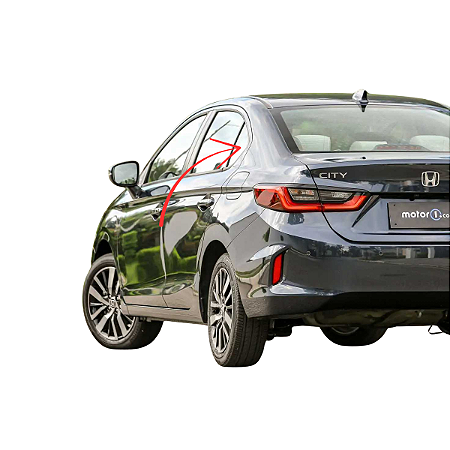 73455T14M01 VIDRO FIXO DA PORTA TRAS ESQ HONDA CITY TOURING