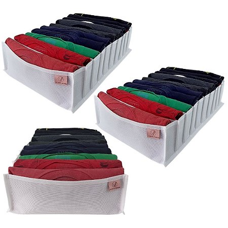 KIT 3 Colmeias para camisetas Plus Size em TNT Branca - G Plus (10 nichos)
