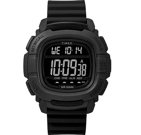 relógio timex shock resistant tw5m26100