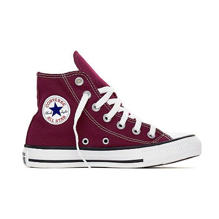 tenis all star vinho