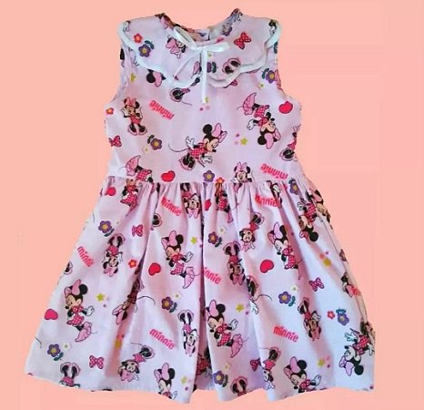 Vestido Minnie Rosa