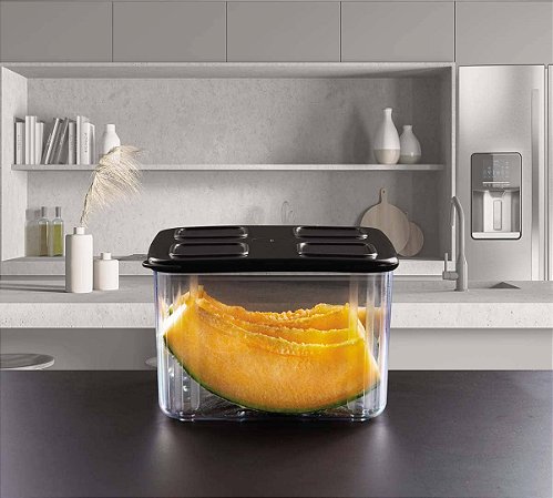 TUPPERWARE CLEAR MATE QUADRADO 1,6L