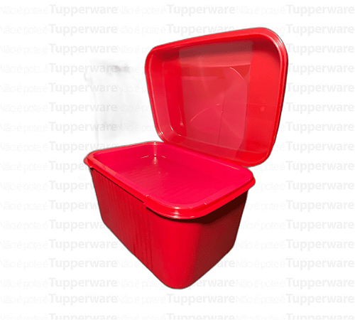 TUPPERWARE VISUAL BOX COM BANDEJA 6,5L