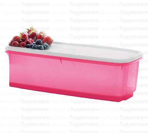 TUPPERWARE MEGA CAIXA ROSA 6L