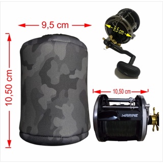 Capa para Carretilha Marine Black Max 50 Perfil Alto