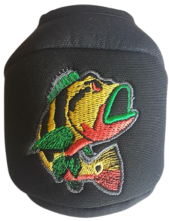 Capa p/ Carretilha Bordado Tucunaré - Perfil Baixo