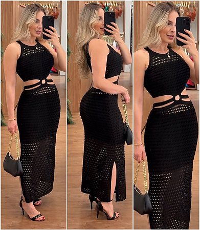 Vestido tricô Ana