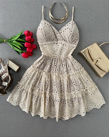 Vestido Catarine (bege)