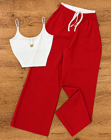 Calça pantalona Maísa