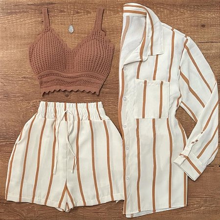 Conjunto listrado Vitória