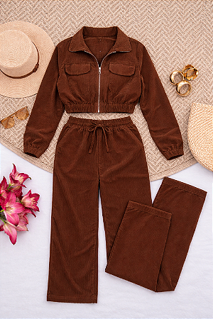 Conjunto Veludo Ariel