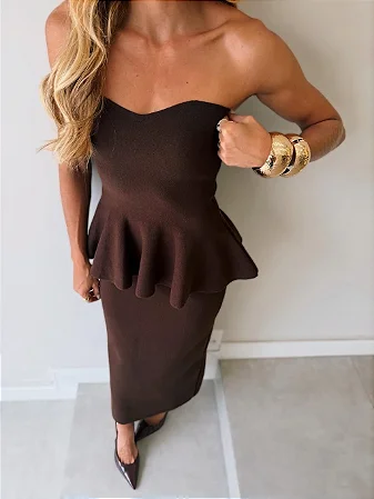 Conjunto Peplum modal