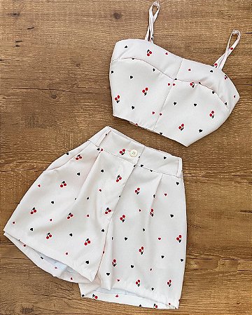 Conjunto cereja off