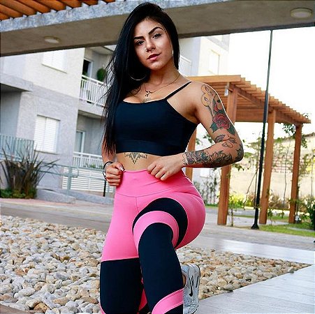 legging com listra