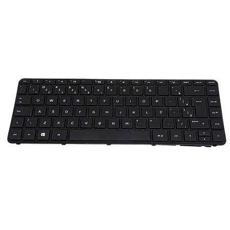 Teclado HP v139202ar1 Com Moldura