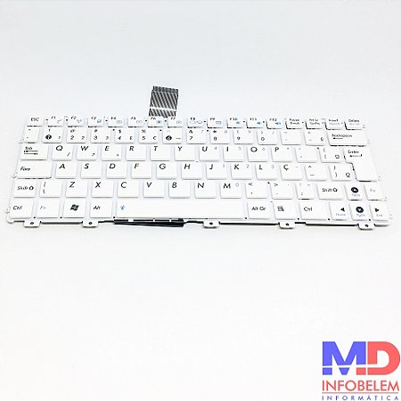 Teclado Asus Eeepc 1015p 1015pe S/ Moldura Branco