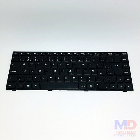 Teclado Lenovo Ideapad 100-14lby - Preto