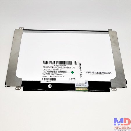 Tela 11.6 Led Slim 40 pinos - 1366x768