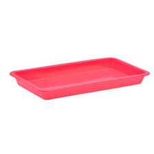 Bandeja Plastica Autoclavavel p/7 Instr.20x10x02cm - Pink Fava