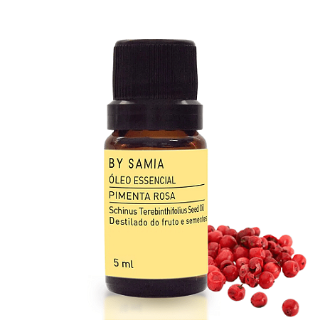 Oleo Essencial Pimenta Rosa 5ml By Samia