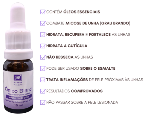 Onico Blend Conta Gotas Fortalecedor Unhas10ml RHR