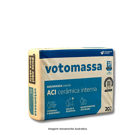 Argamassa ACI Interna 20 kg Cinza Votoran