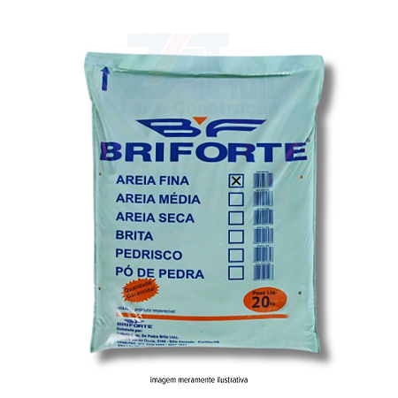 Areia Média 20kg Briforte