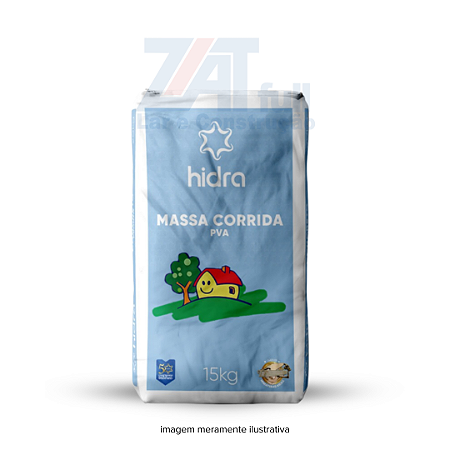 Massa Corrida PVA 15kg Hidra