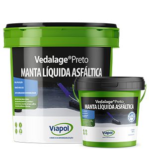 Manta Líquida Vedalage 18 L Preta Viapol