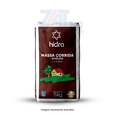 Massa Corrida Acrílica 15kg Hidra