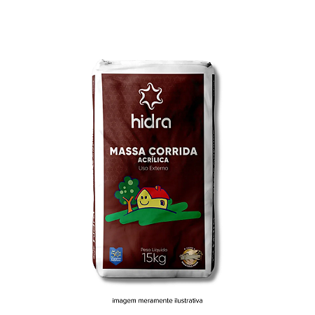 Massa Corrida Acrílica 15 kg Hidra