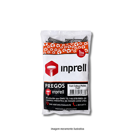 Prego 17x27 Com Cabeça 1 kg Imprell