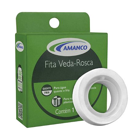 Fita veda rosca 18mmx10m amanco