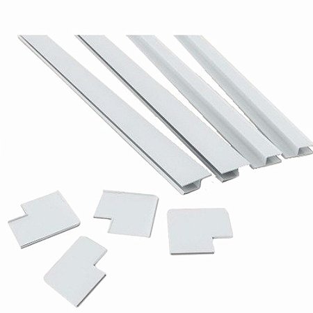 Alçapão kit branco 80X80 p/forro pvc ALLA