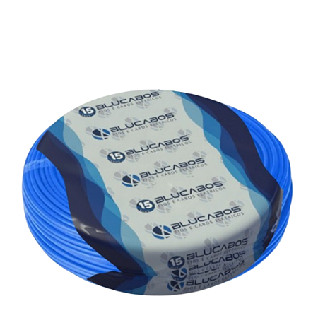 Fio Flexível 1,5mm 100m Azul SCCABLE