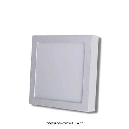 Painel Led 24W Quadrado Sobrepor 6500k Avant