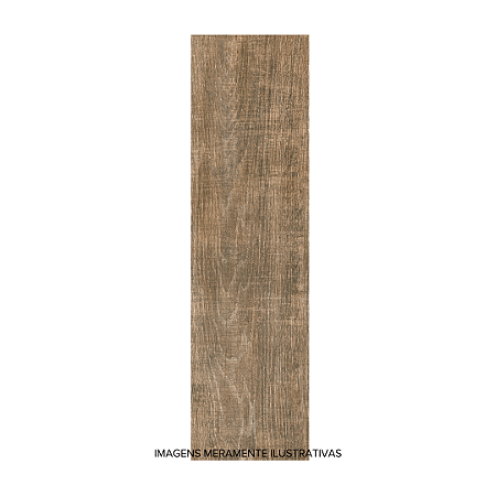 Piso Cerâmico "A" 20x120 Amber Retificado Acetinado Unique Ceral (Similar ao Porcelanato)