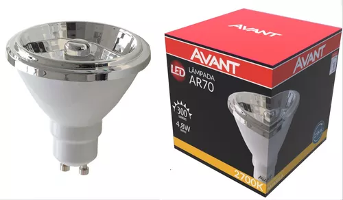 lampada led ar70 am 2700k 4,8w gu10 avant