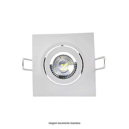 Kit Spot Led Embutir Quadrado 5W 6500K Bivolt AVANT